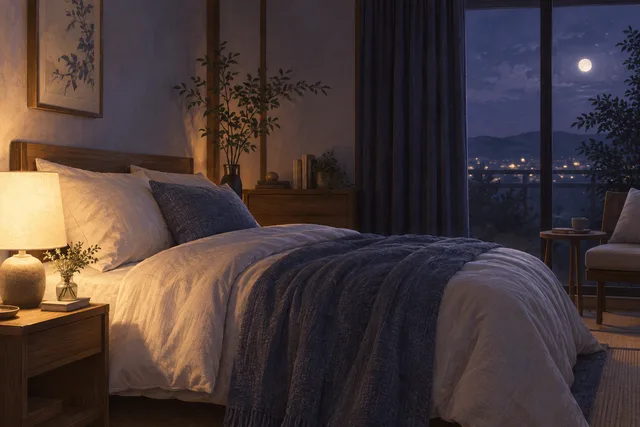 寝室の照明・音・温度はどう整える？眠りやすい環境をつくる見直しガイド