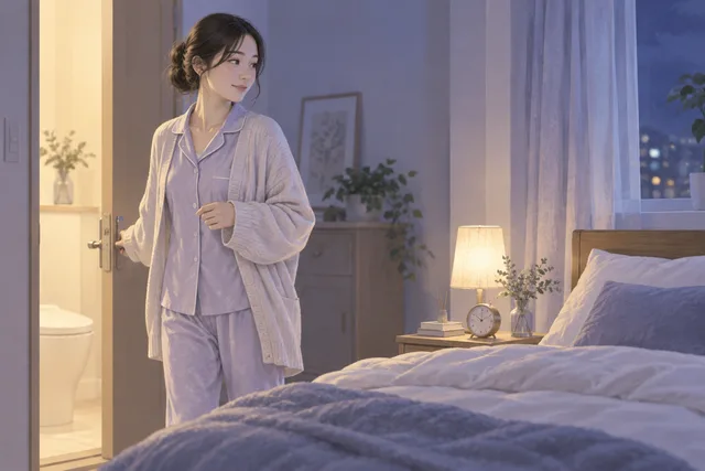 寝る前にトイレが何度も気になるのはなぜ？尿意と睡眠の見直し方