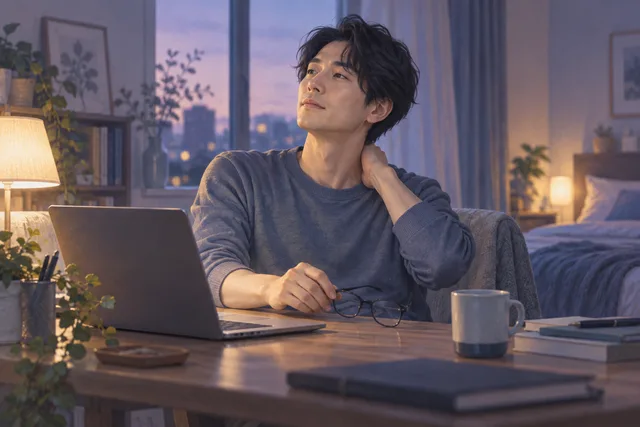 肩こり・目の疲れ・眠れない夜は関係する？重なる不調を整理する方法