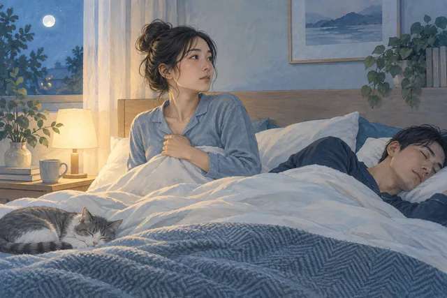 寝るときに体がビクッとするのはなぜ？入眠時の動きと相談したい目安