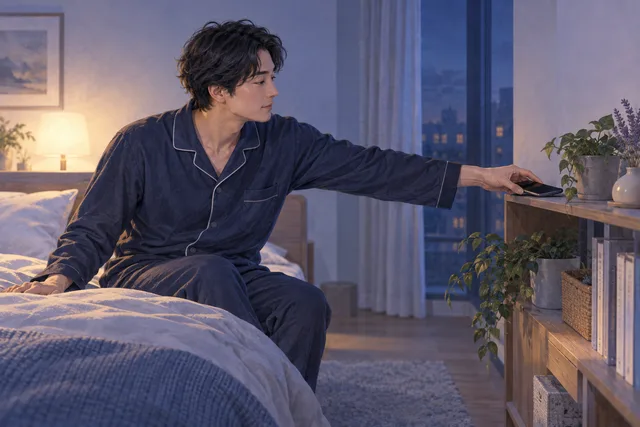 スマホを見ながら寝落ちする習慣を変えたい｜睡眠を守る夜の使い方