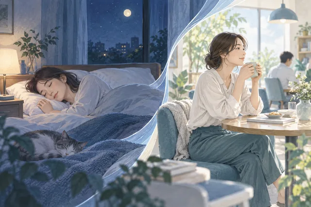 分割睡眠はしてもいい？合計時間の数え方と、生活に合わせた休み方